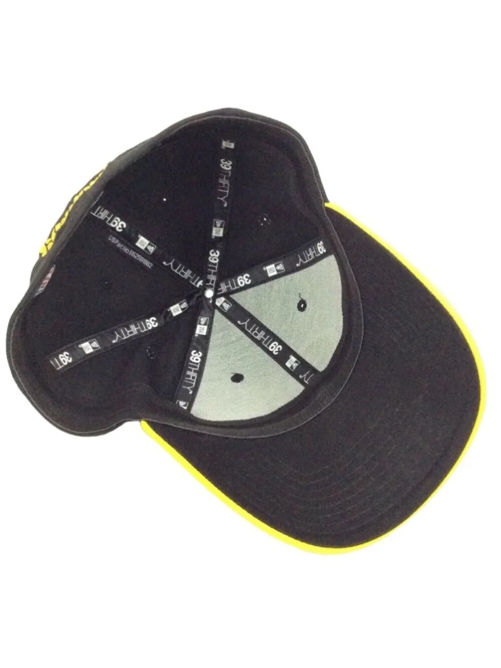 Pittsburgh Steelers New Era 39Thirty Fitted Hat Cap Size M/L Black & Yellow